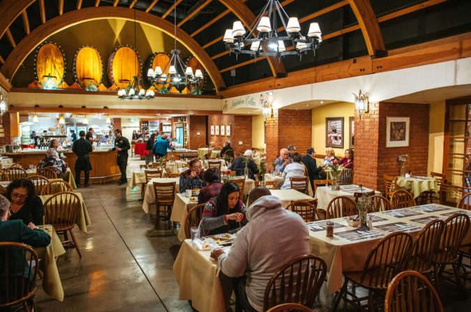 Maddalena italian restaurant interior in Los Angeles