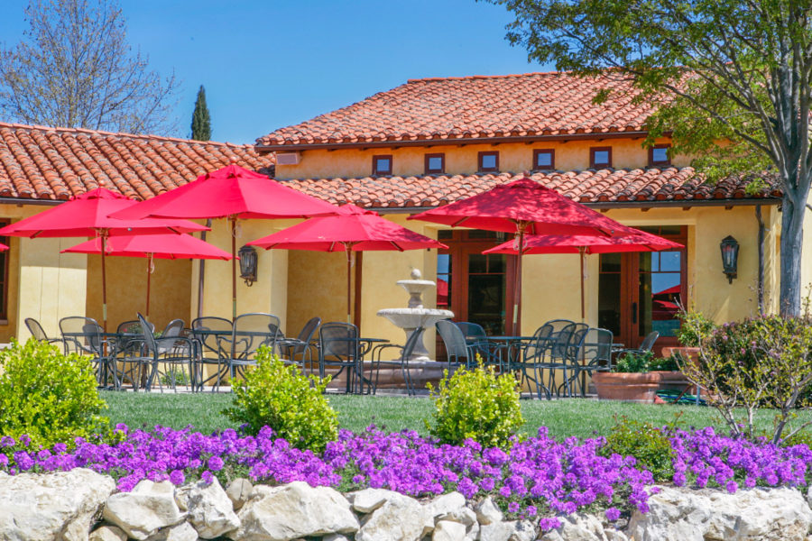 Back Patio of Paso Robles Winery