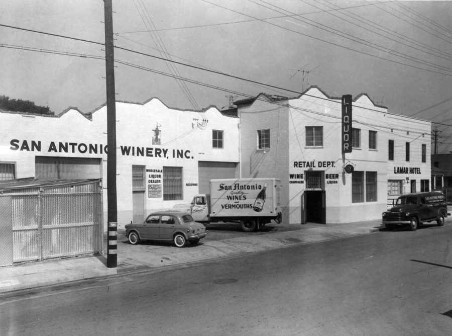 Historical photo of San Antonio Winery